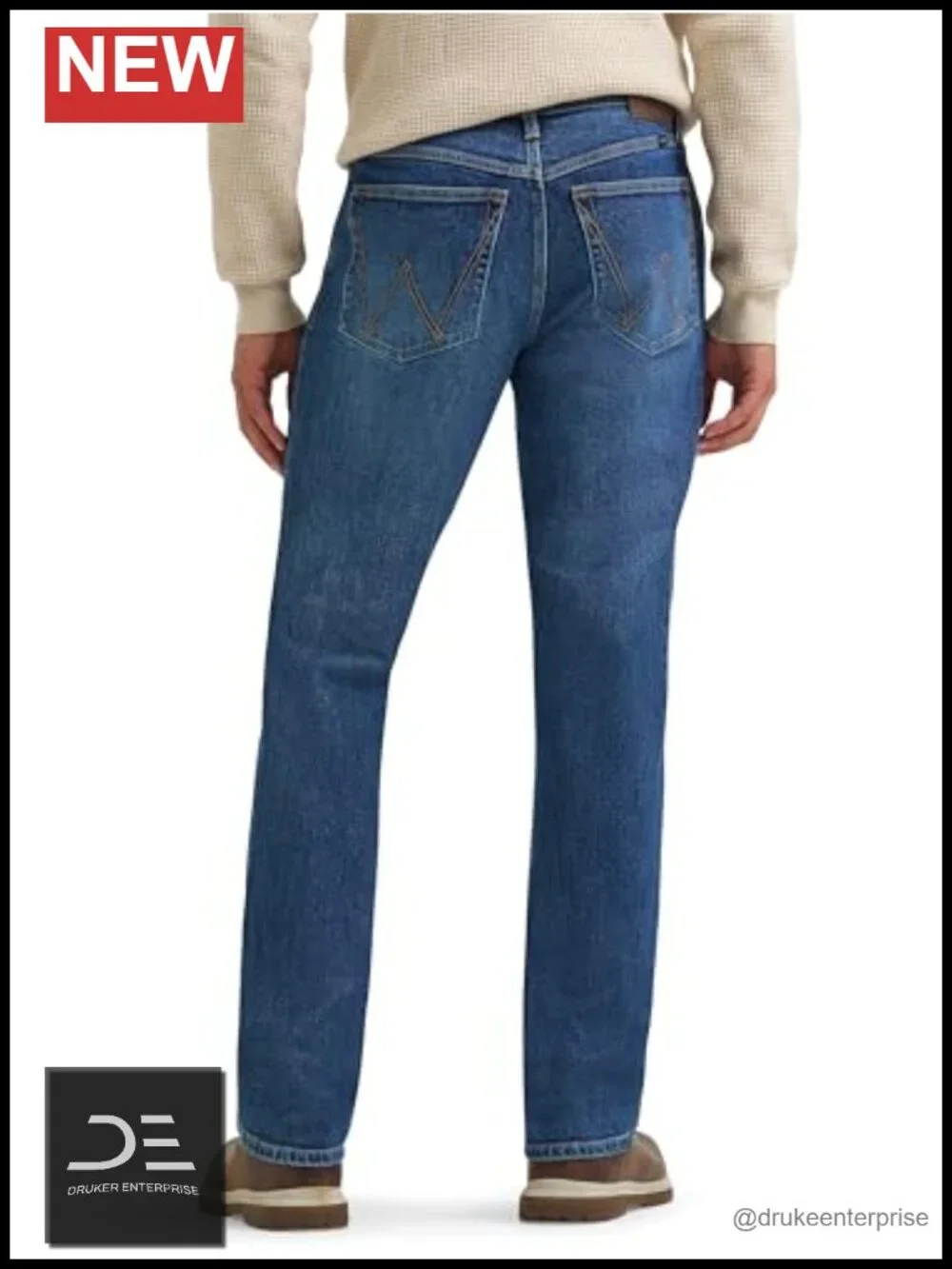 Men's Slim Fit Stretch Jeans - 5 Pocket Design